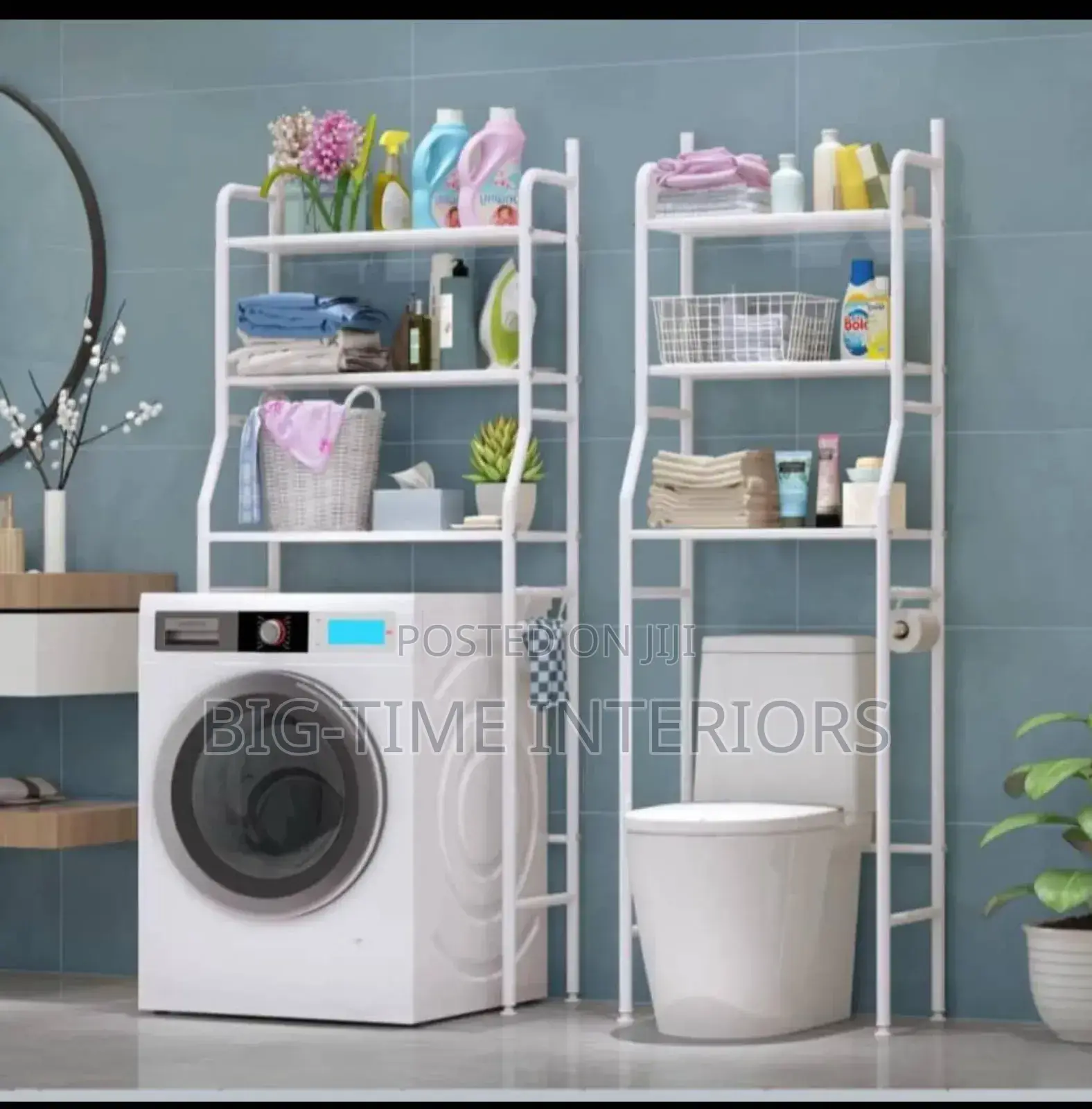 Toilet Rack and Washing Machine Rack/Organizer