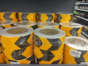 25mtrs Orange And Black Reflective Tape