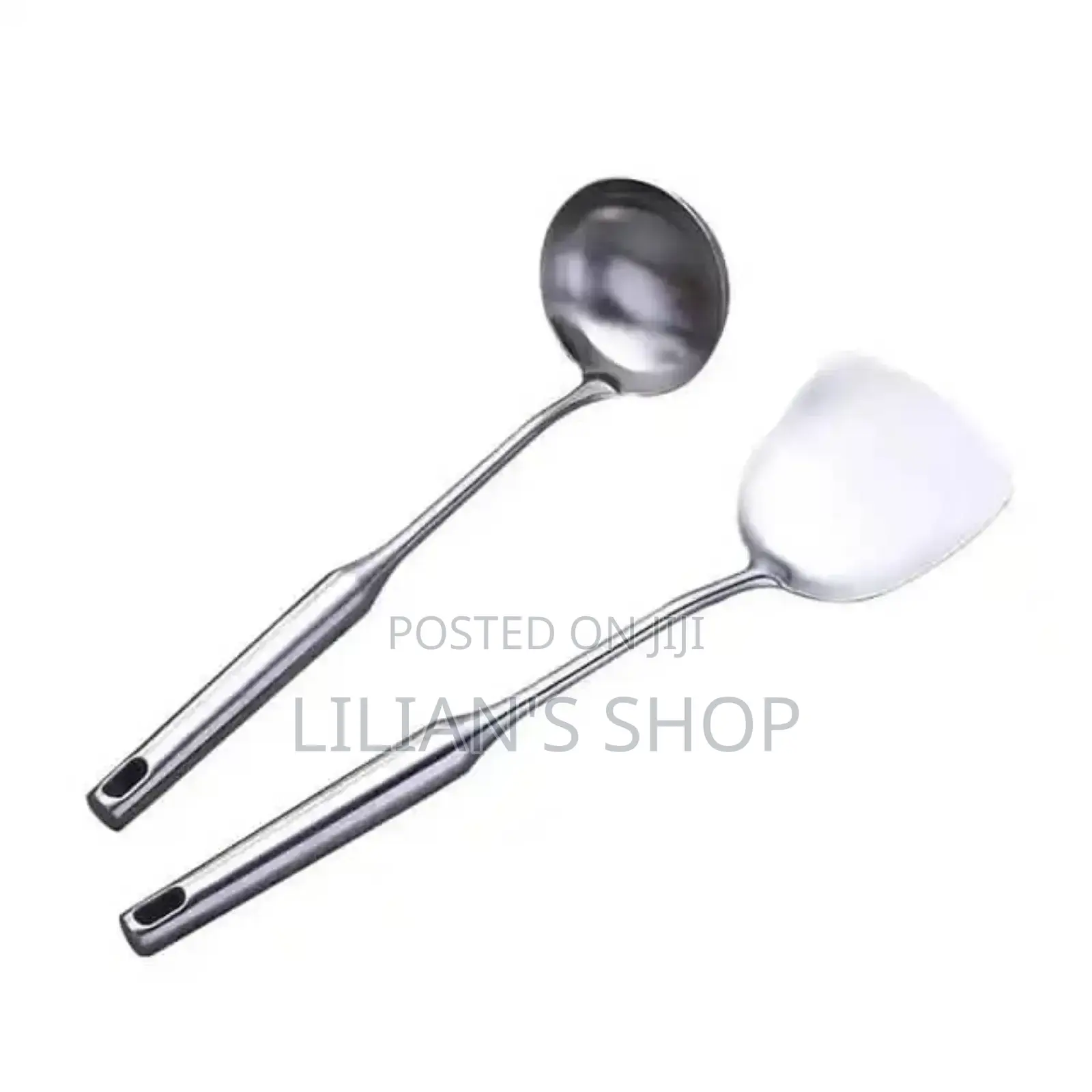 New Aluminum Spoons, Pair