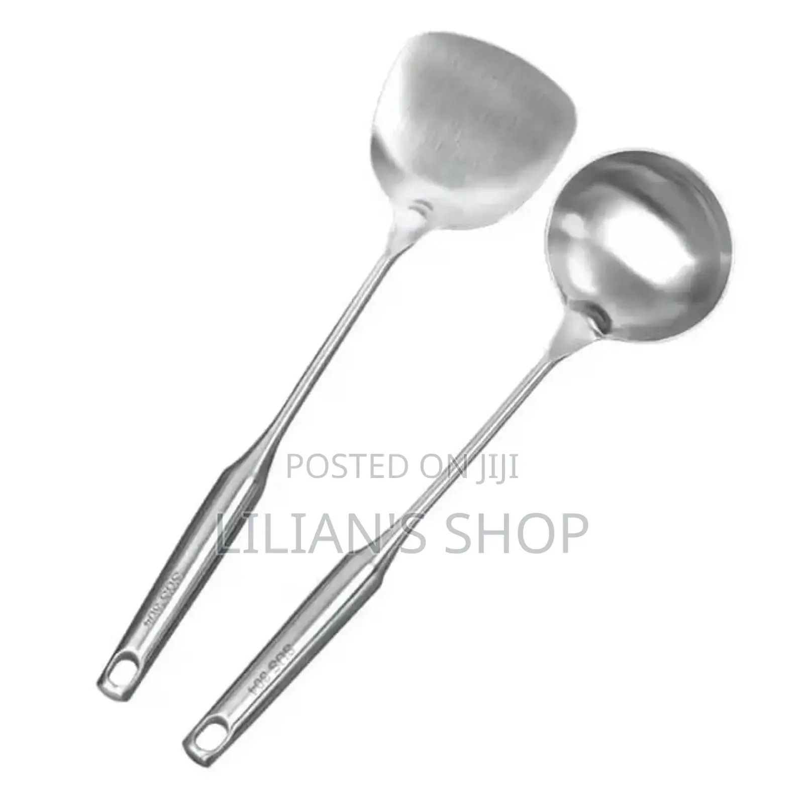 New Aluminum Spoons, Pair