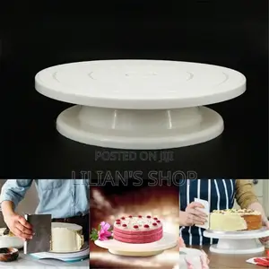 28cm Plastic Cake Stand Turntable