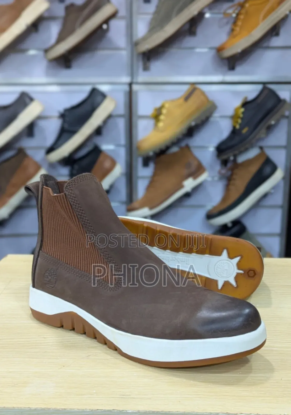 Original Men Boot Shoes With Rubber