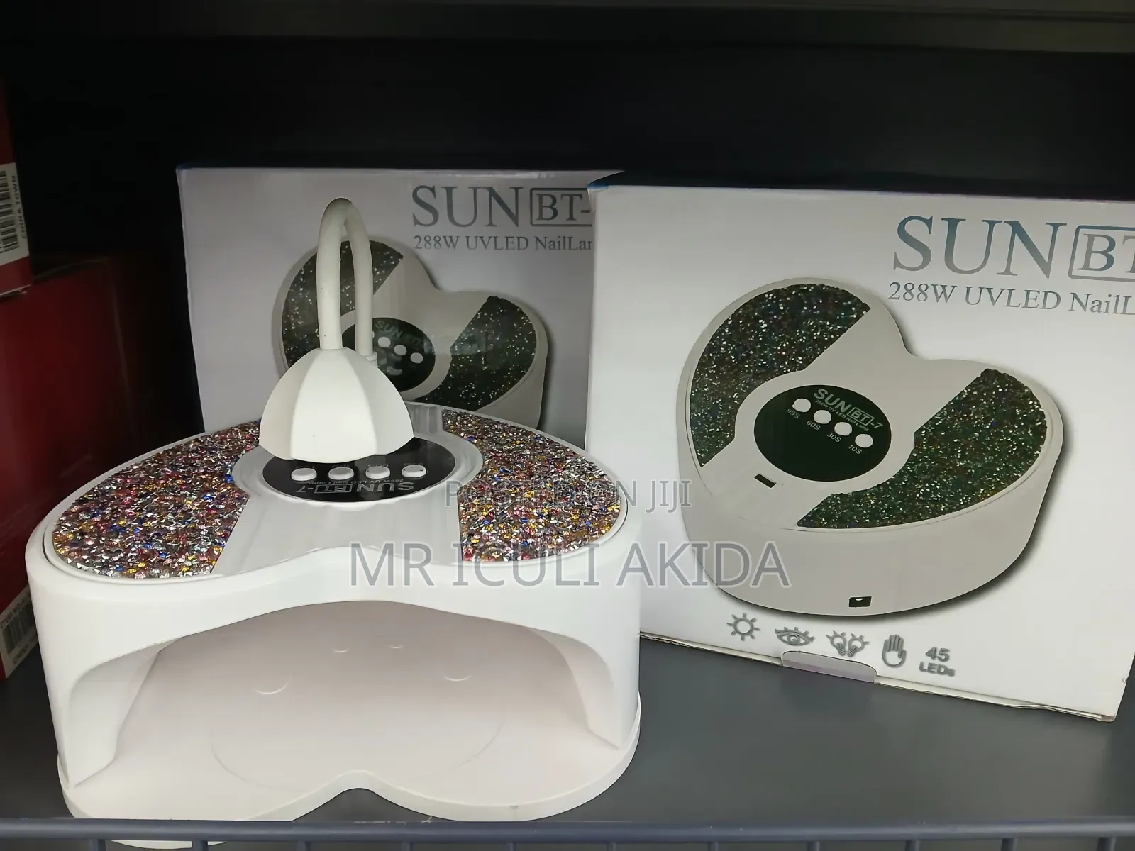 288w Dual Light High Power Uv Led Gel Polish Heart Nail Lamp