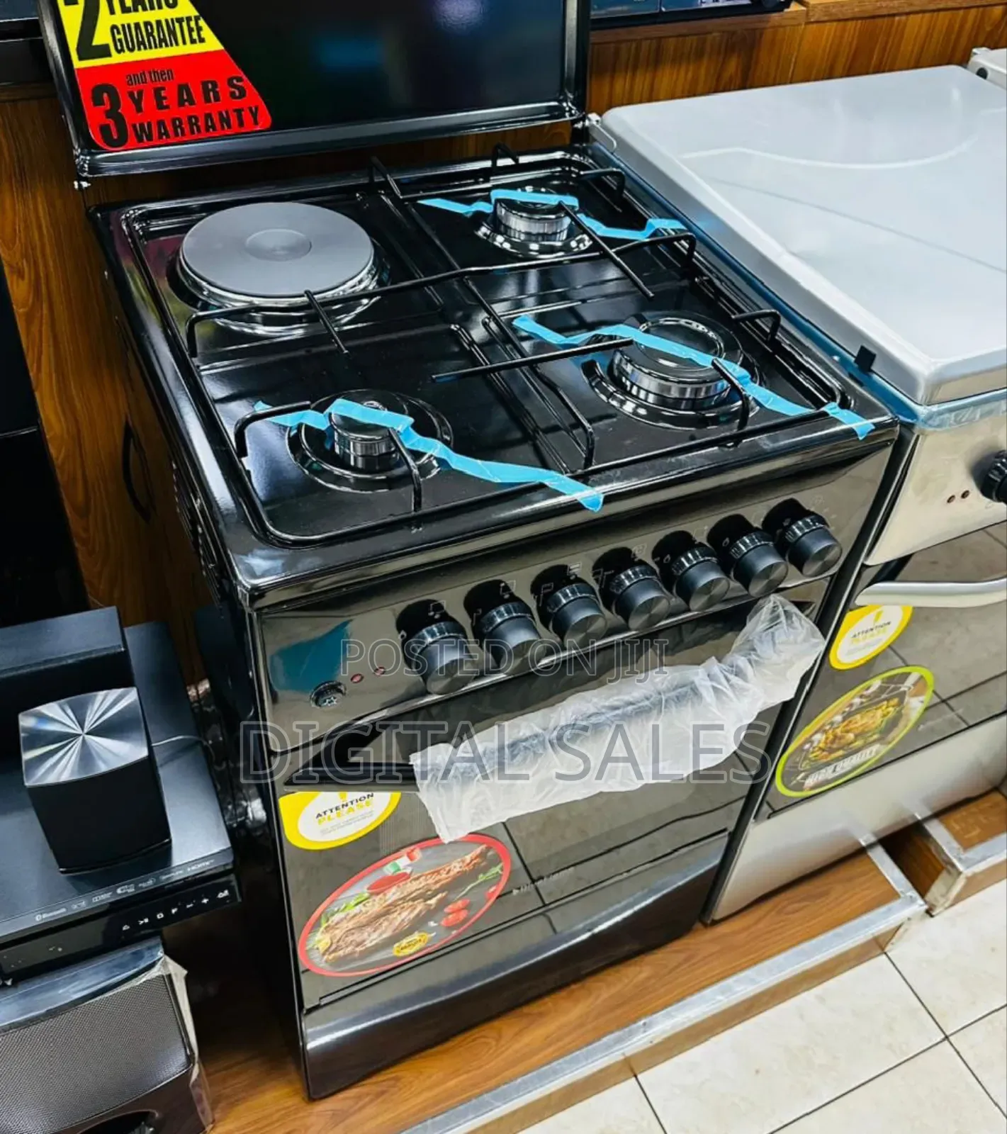 Blueflame Cooker 3gas 1electric 50x50cm