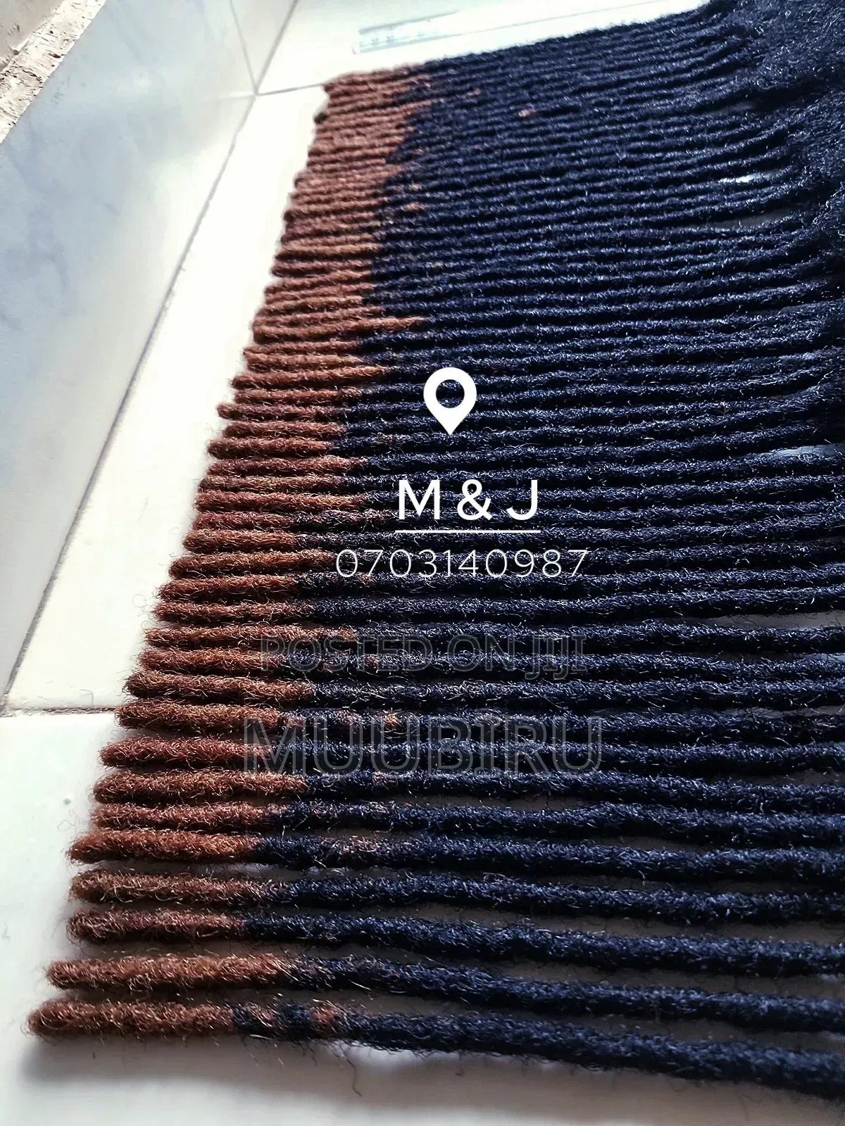 M&J Classic Dreadlock Extensions. Double Colored And Brief