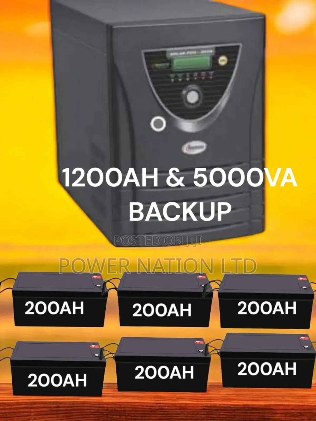28.8kwh Power Backup System/1200ah 5000va Power Booster