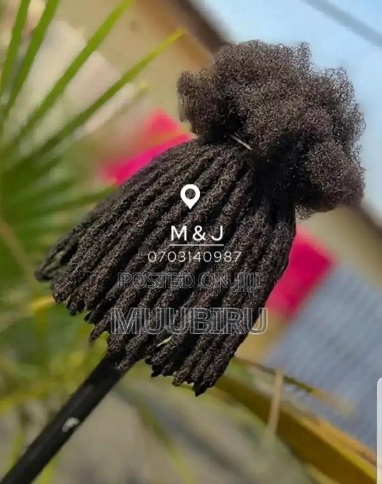 M&J Dreadlock Extensions. Single Color, Neat Brief