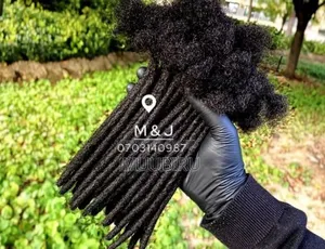 M&J Dreadlock Extensions. Single Color, Neat Brief