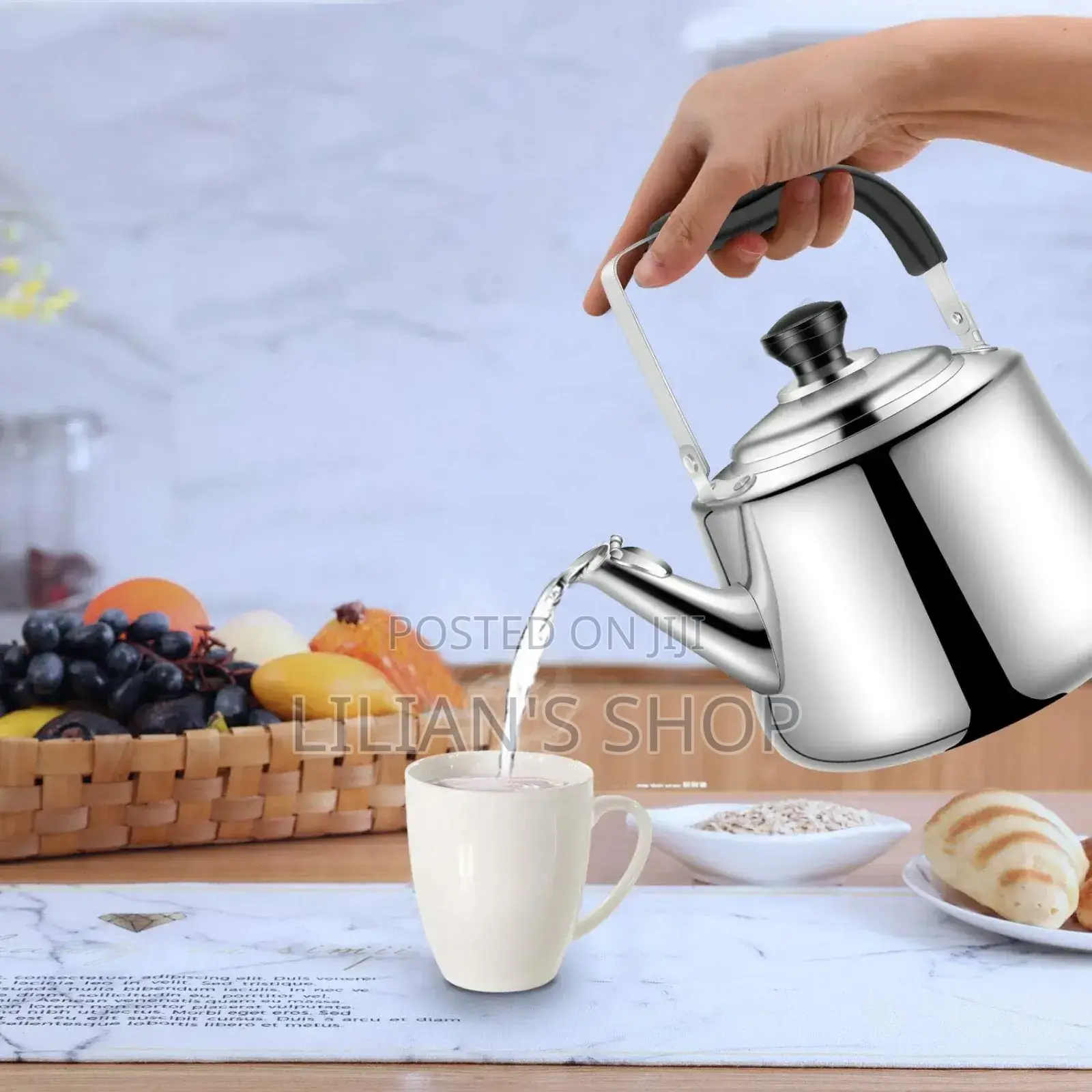 Durable Stovetop Stainless Steel 5litres Whistling Kettle