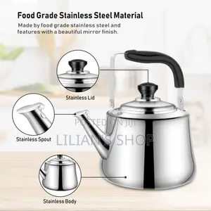 Durable Stovetop Stainless Steel 5litres Whistling Kettle