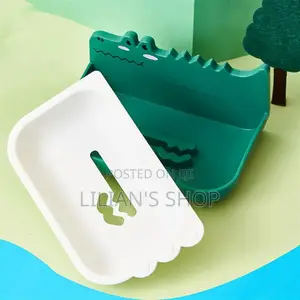 No Drill Cloud Style Soap Holder With Hooks