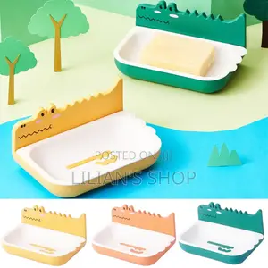 No Drill Cloud Style Soap Holder With Hooks
