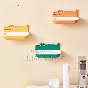 No Drill Cloud Style Soap Holder With Hooks