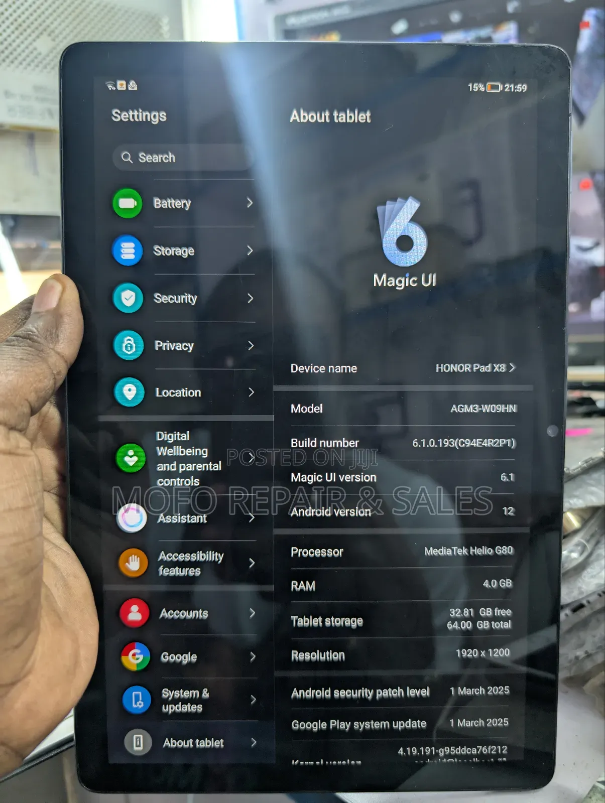Honor Pad X8 64 GB Blue