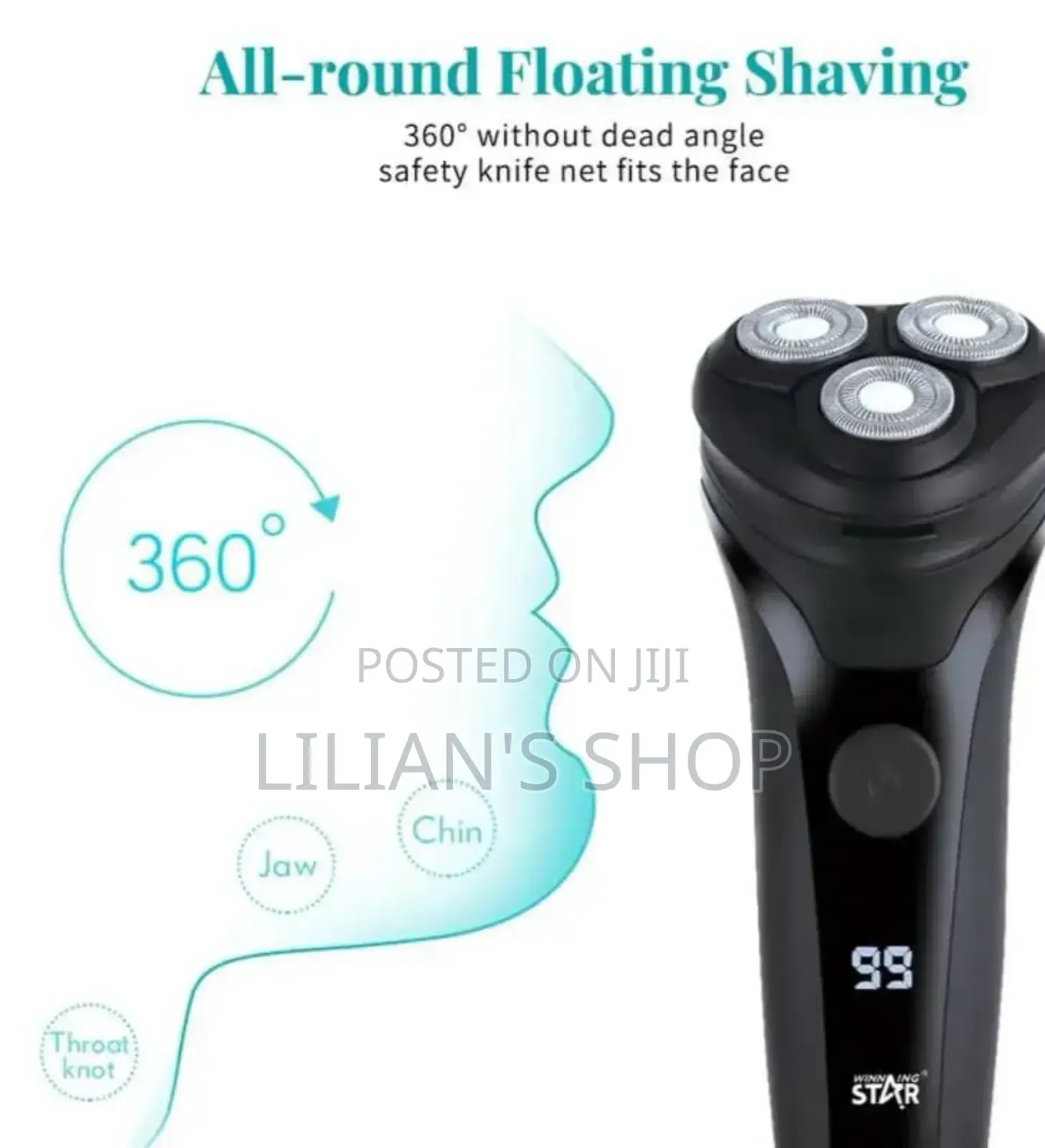 Winningstar Rechargeable Shaver Smoother