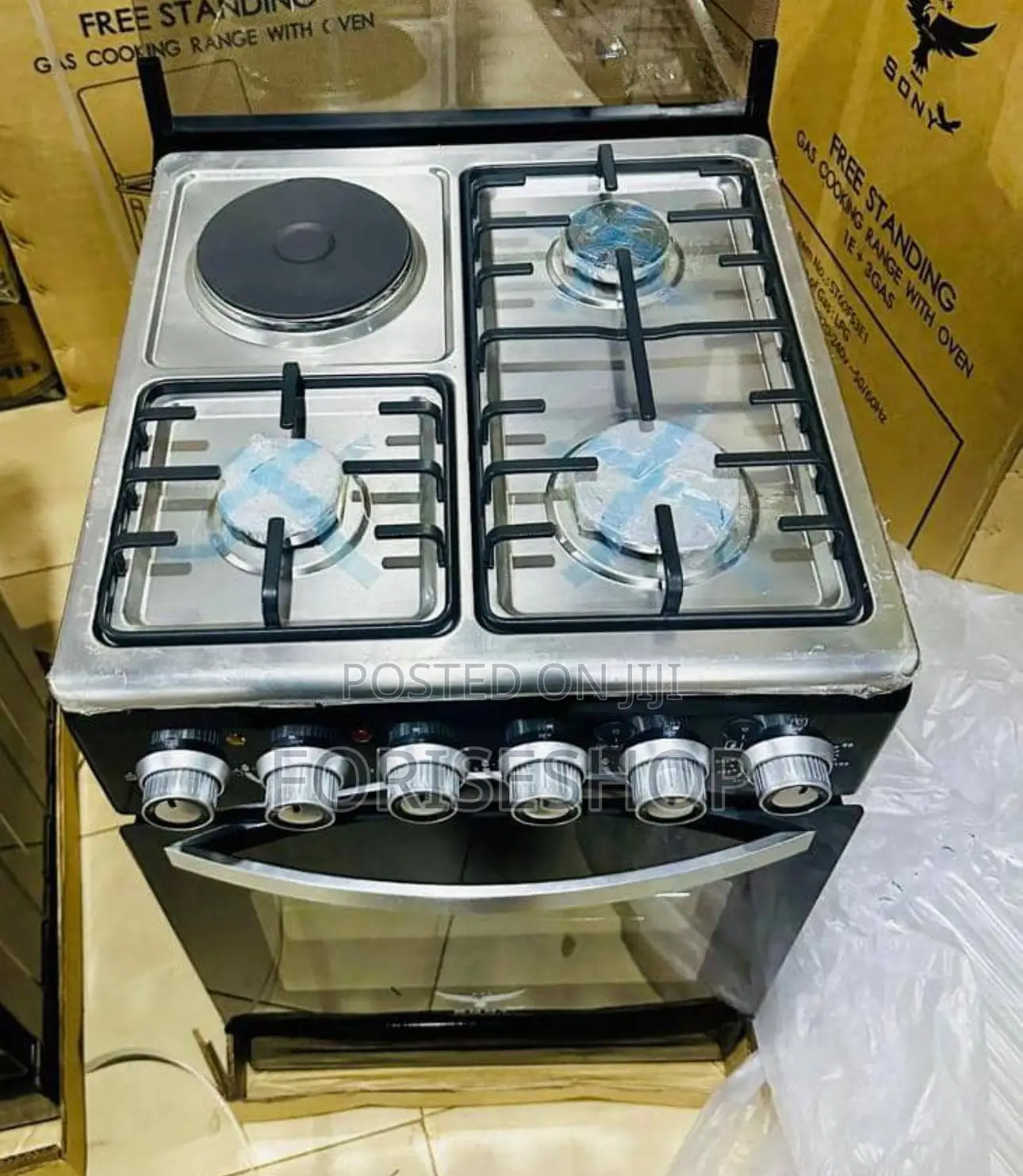 Sony 3gas 1electric Cooker 50*50)Cm With Electric Oven
