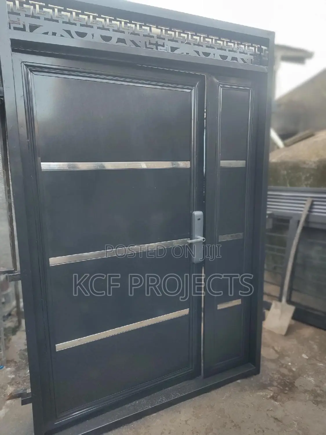 Solid Steel. Doors. Double Plated Sound Proof . Wood Steel Mix Doors.