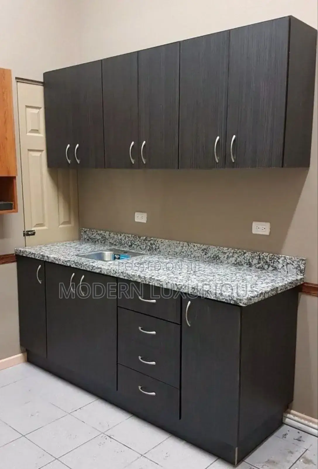 Natural and Light Grey . Beautiful Combo.
Kitchen Cabinets