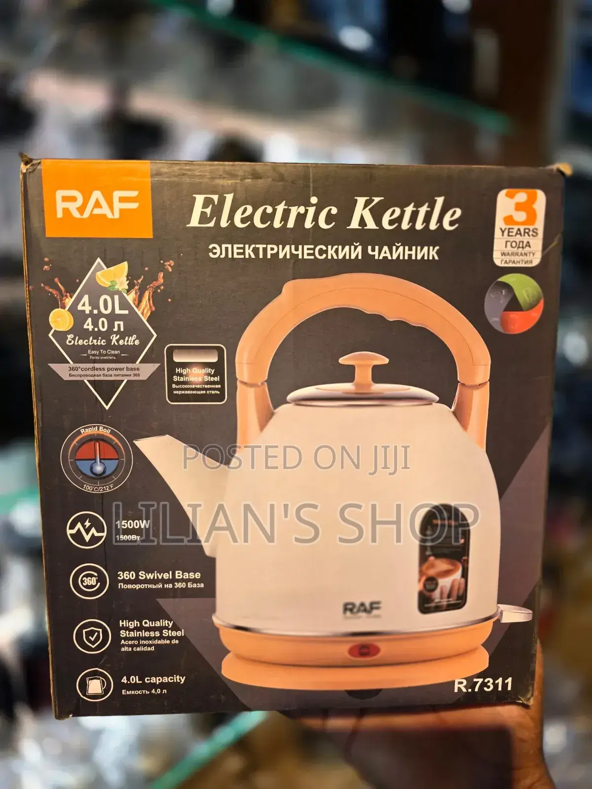 New Design Raf 4.0 Litres Electric Kettle