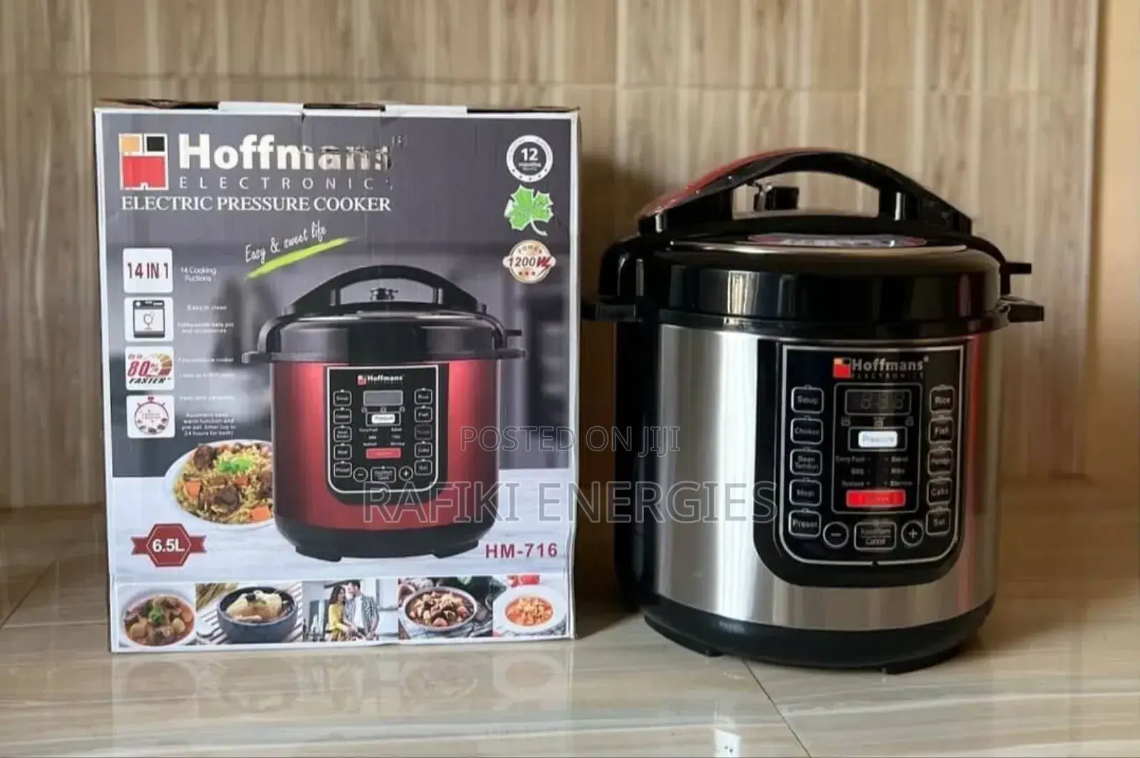 Hoffmans 14in1 6.5 Litre Pressure Cooker