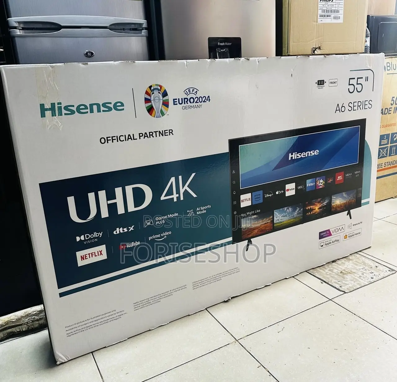 Hisense 55inch Uhd A6 Smart Tv 5yr Warranty