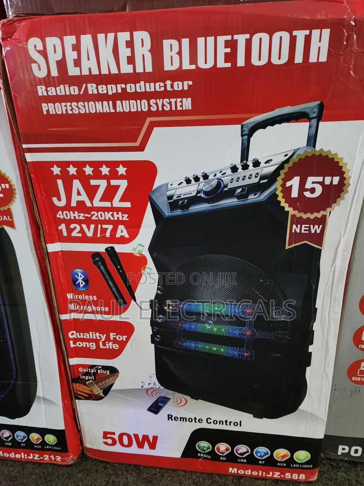Jazz Speaker Rechargeable 588