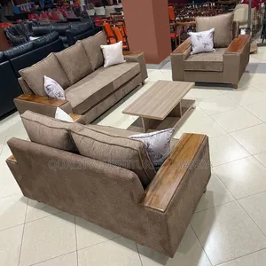 Fibre Sofa Set/Mahogany Armless Sofa Set