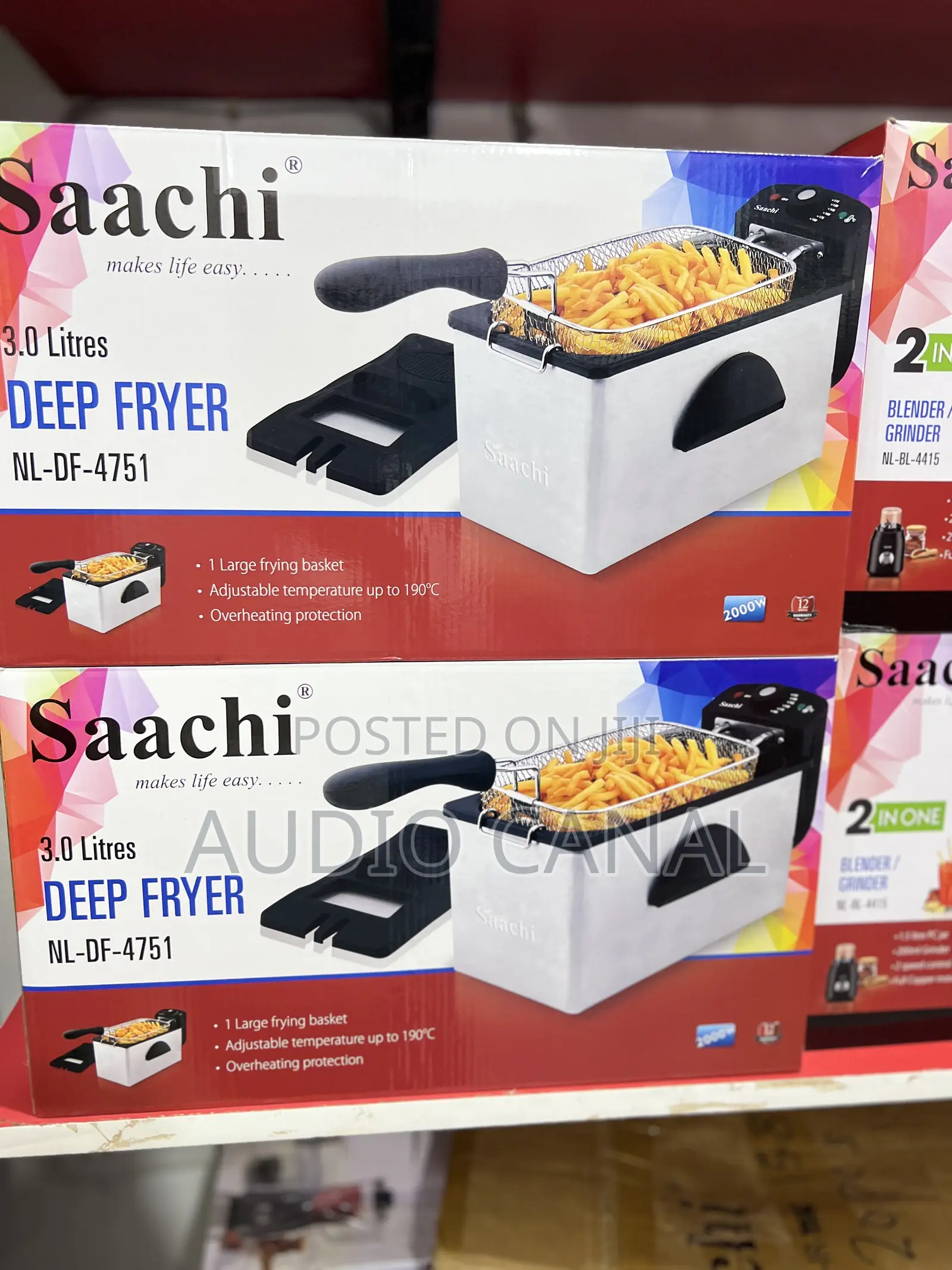 3.0 LTRS Sachi Deep Fryer