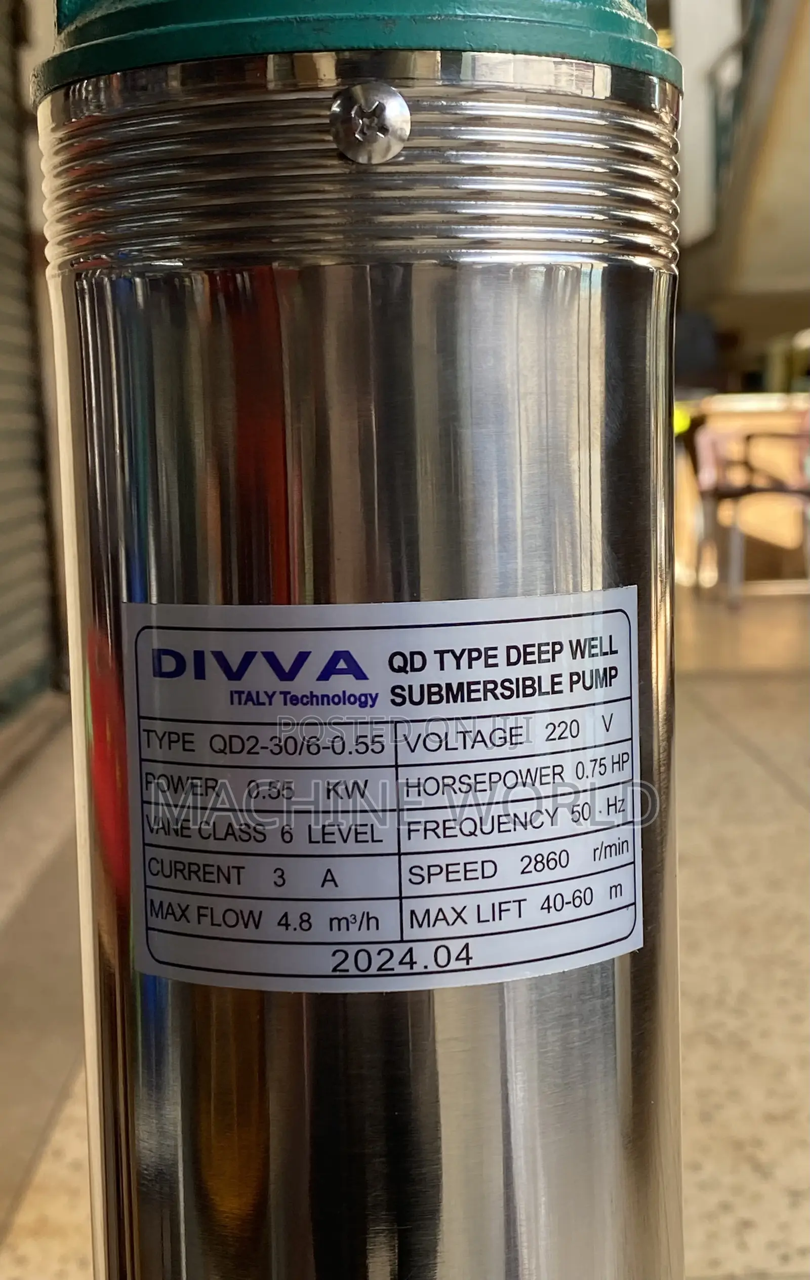 Diva Italy Pump 40-60meters Submersible
