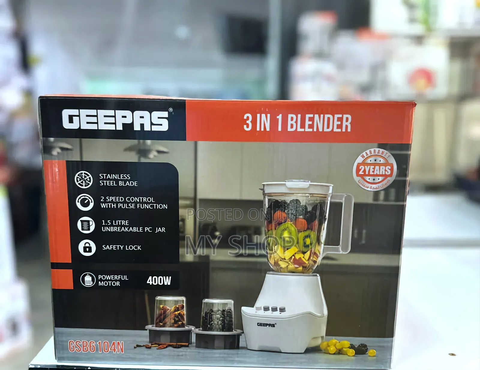 Geepas Blender Gsb6014n