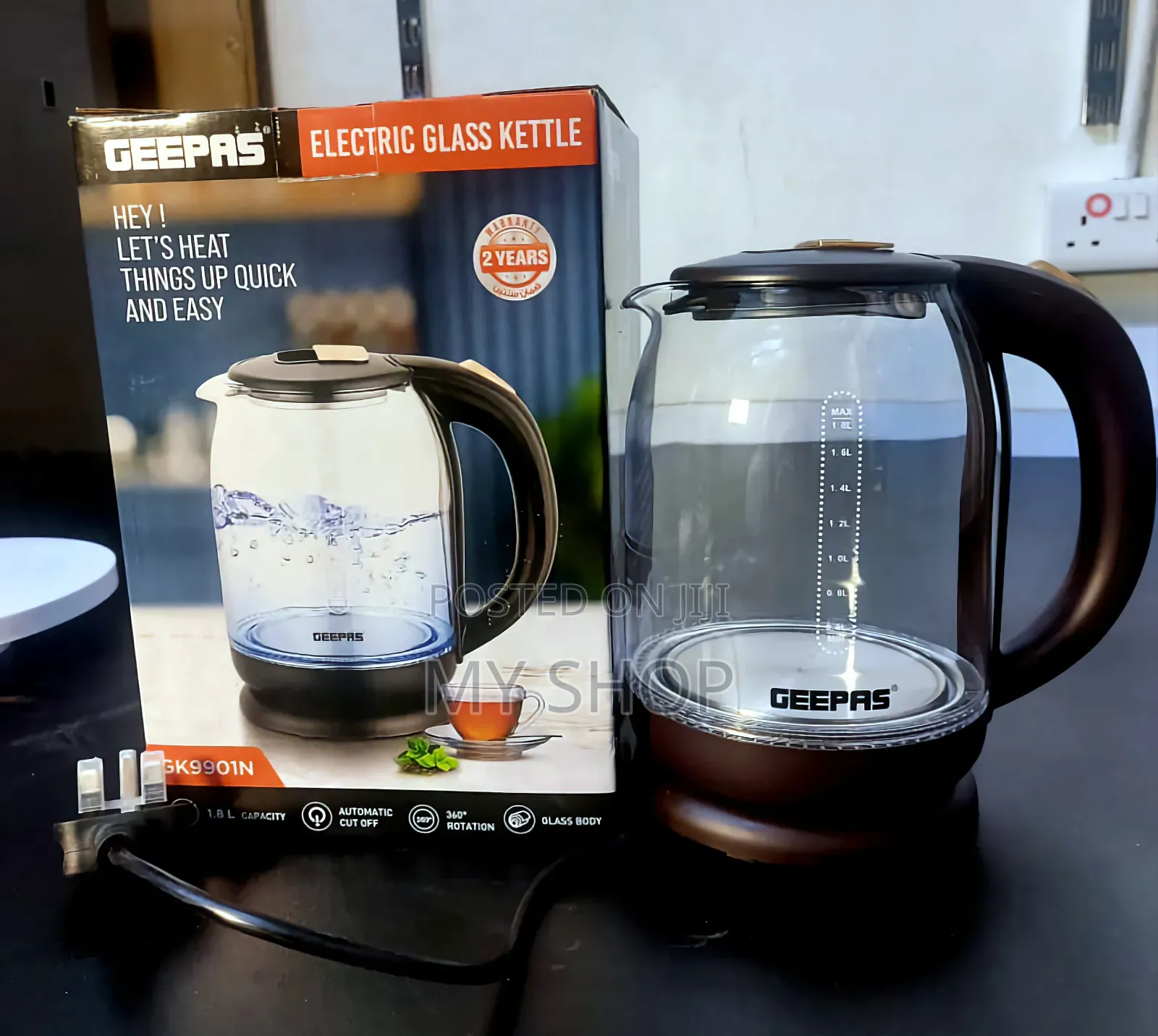 Geepas Glads Kettle Gk9901n