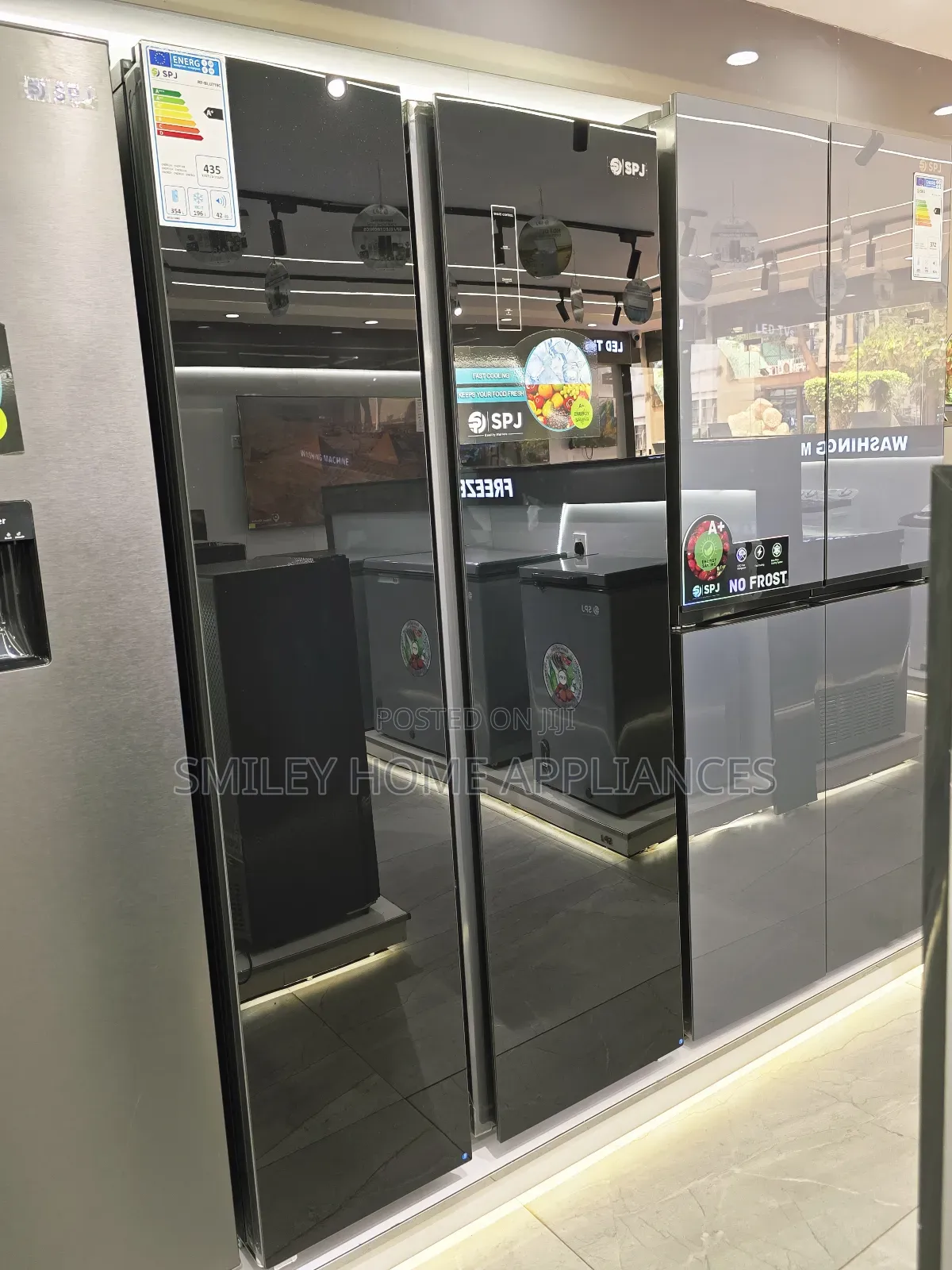 719ltrs SPJ Black Glass Mirror Finish on 20% Discount Sales