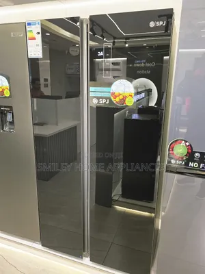 SPJ Black Mirror Finish Side by Side 719ltrs at 20% Discount