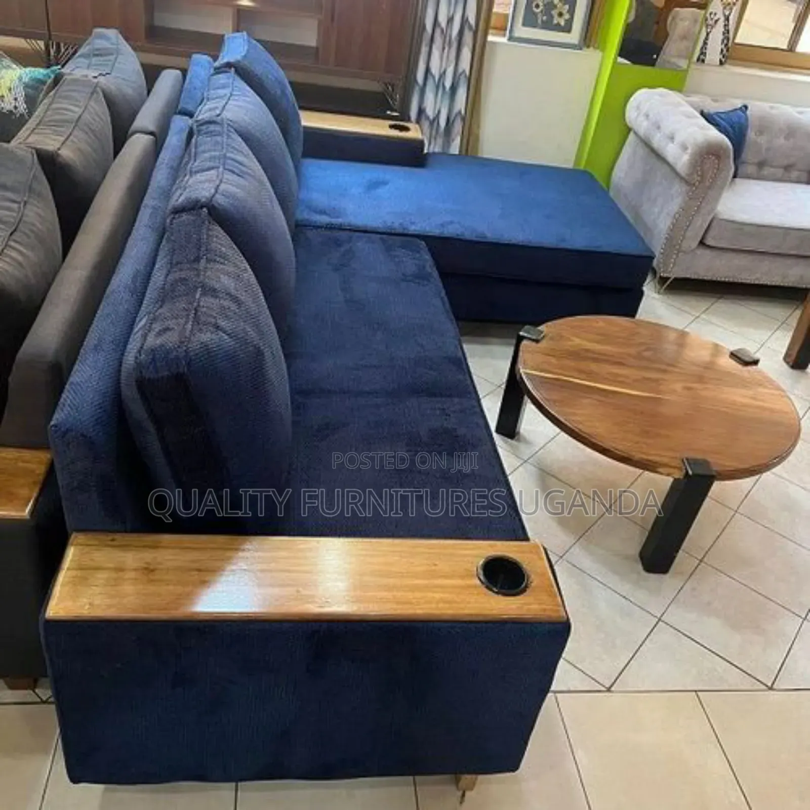 Unform Blue Sofa Bed