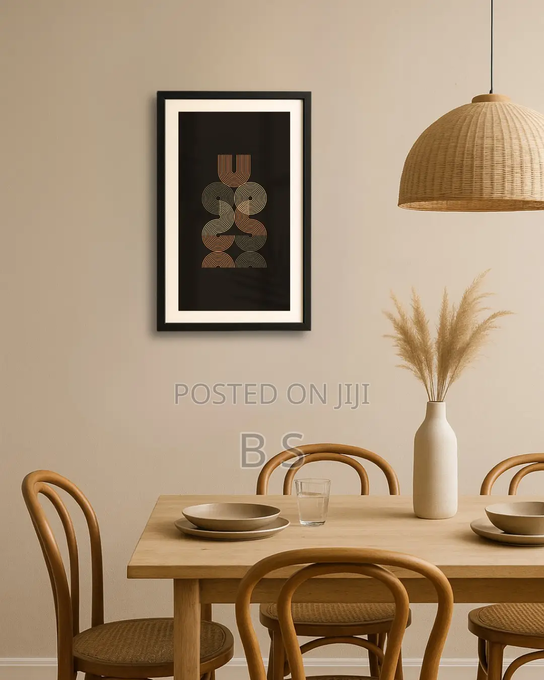 Geometric Boho Wall Frames | Wall Art