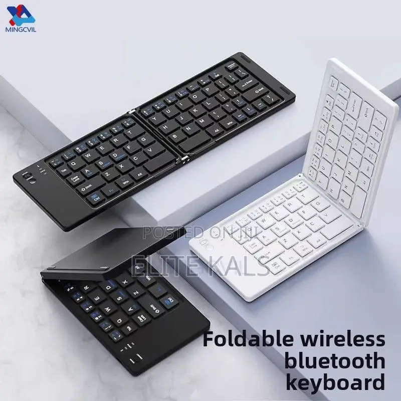 Foldable Wireless Blue-Tooth Keyboard