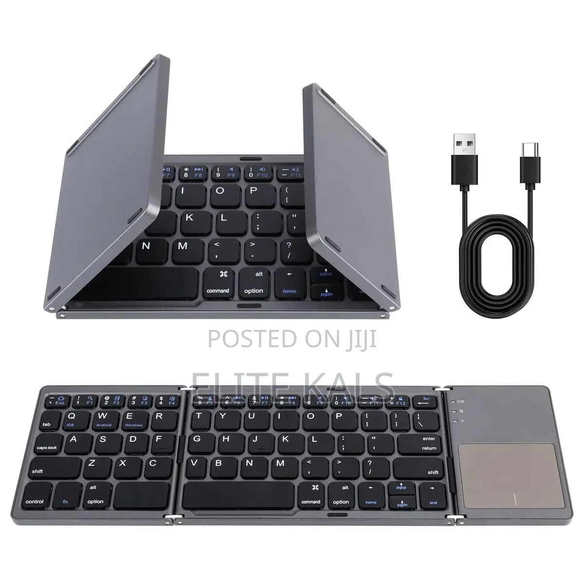 Foldable Wireless Blue-Tooth Keyboard