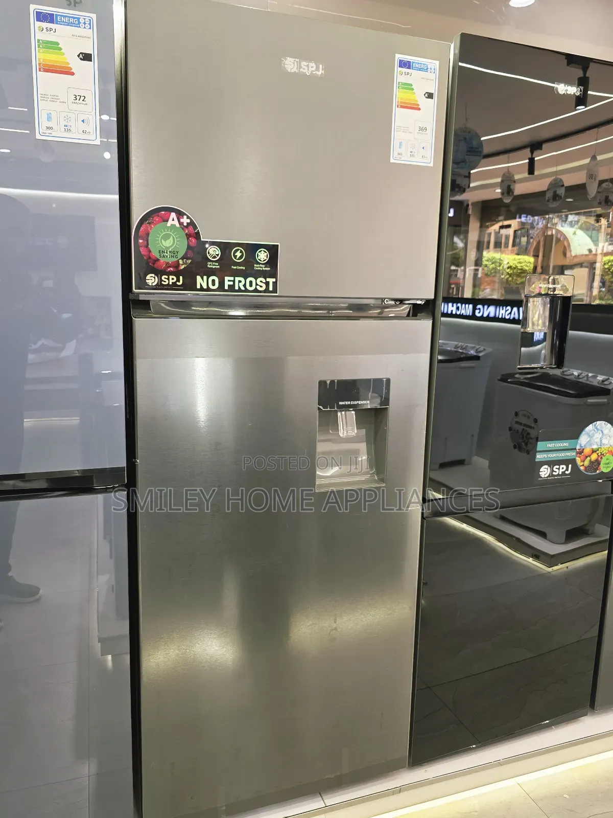 SPJ 370ltr Fridge Stainless Steel Frost Free at 20% Discount