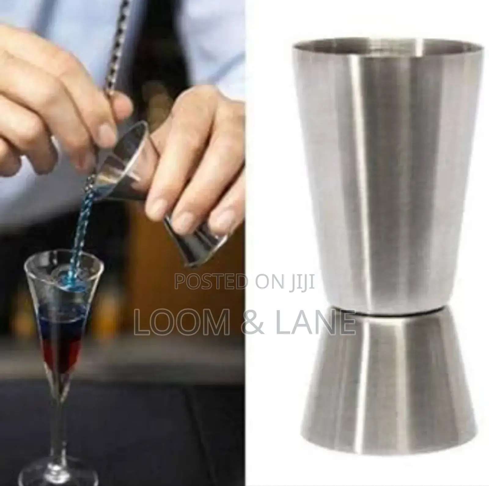 Stainless Steel Cocktail Shaker Measure Cup