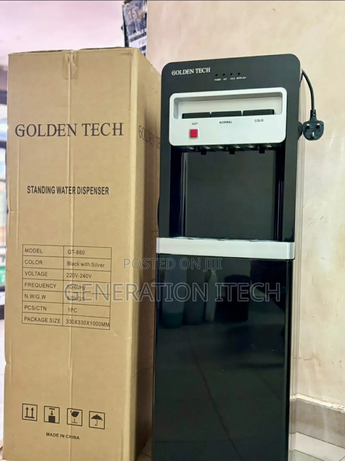 Hot, Normal and Cold Water Dispenser With 3 Taps