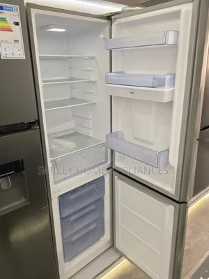 369ltrs Defrost SPJ Fridge Black Mirror Finish Double Door