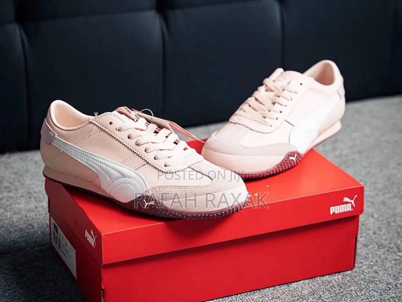 Original Women’S Pink Puma Bella Ut Leather Sakura Sneakers