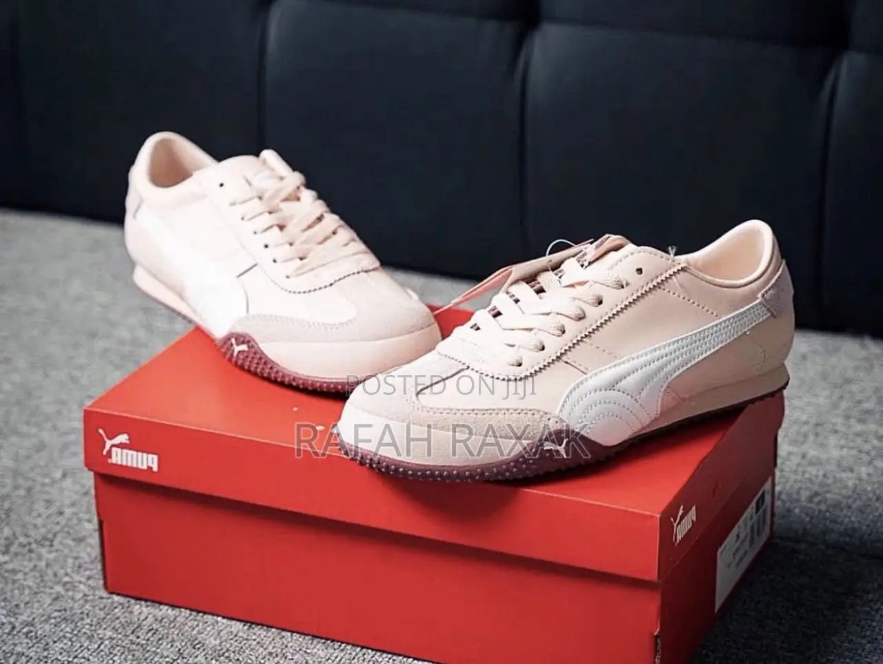 Original Women’S Pink Puma Bella Ut Leather Sakura Sneakers