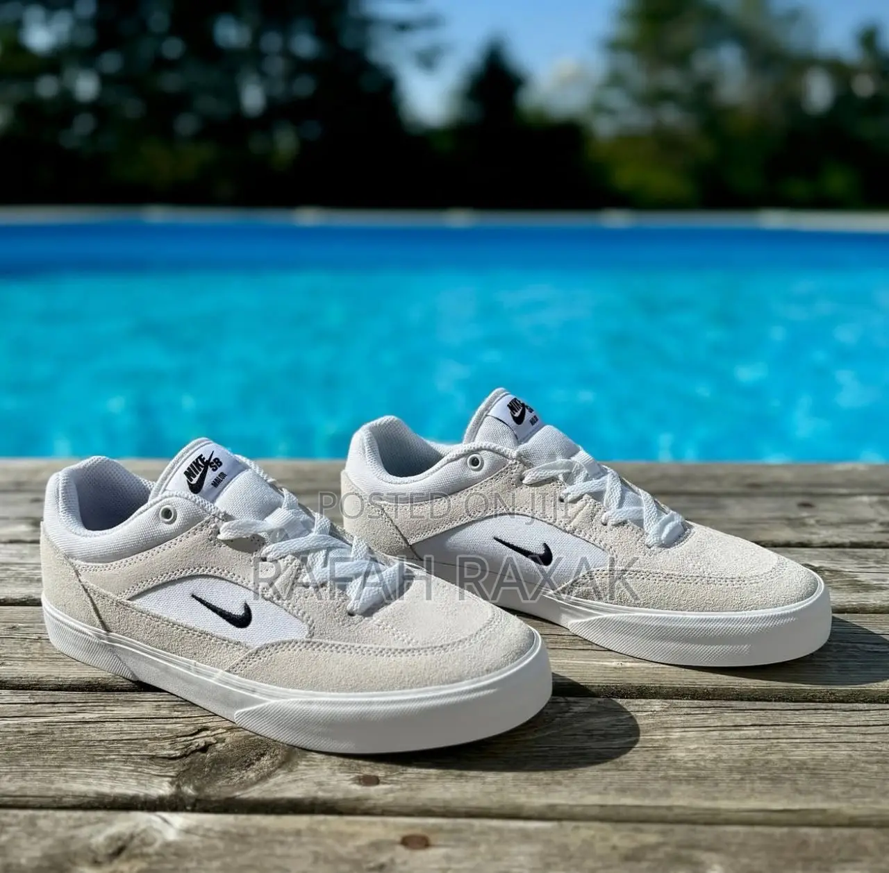 Original Grey/White Nike Sb Molar Skateboard Sneakers