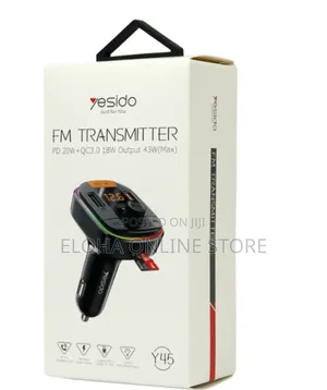 Brand New Yesido Y45 Car Fm Transmitter