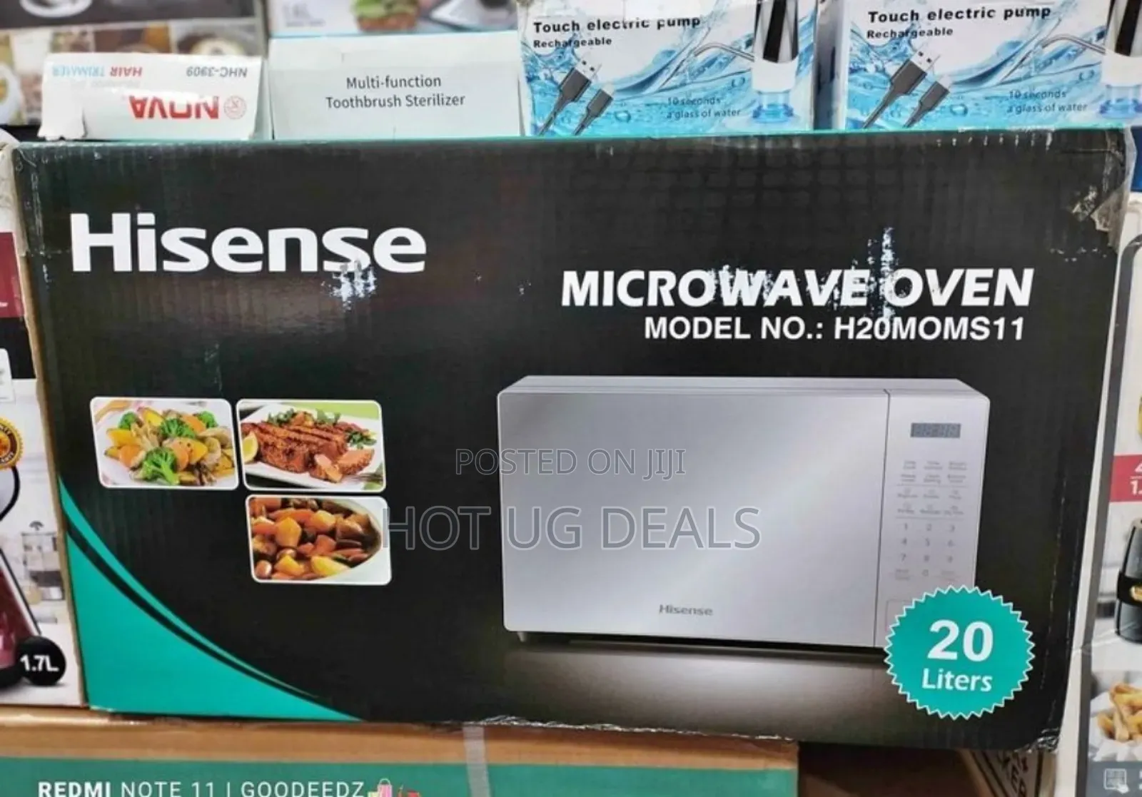 Hisense 20l Digital Microwave - Mirror Silver.
