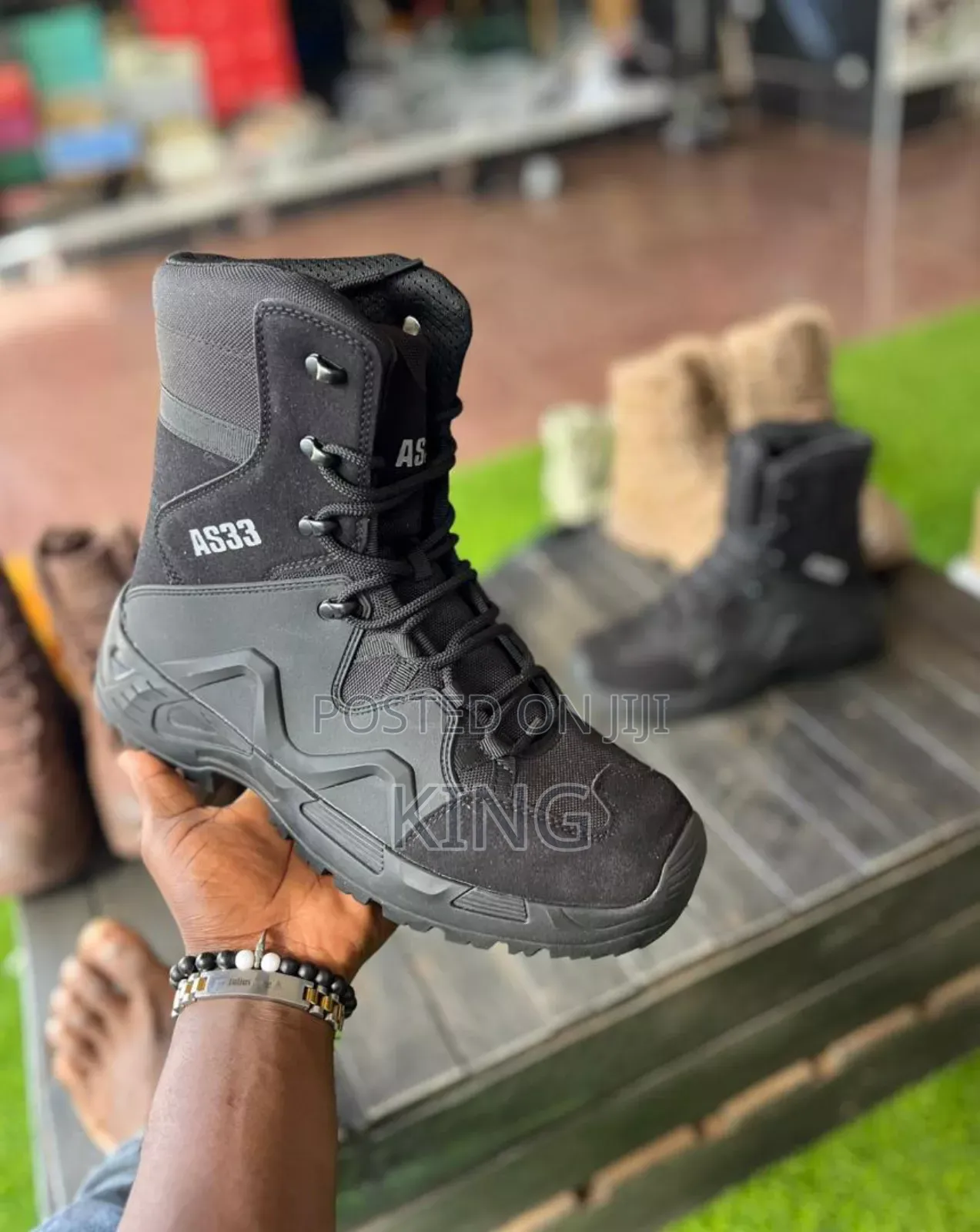 Grand As33 Army Boots