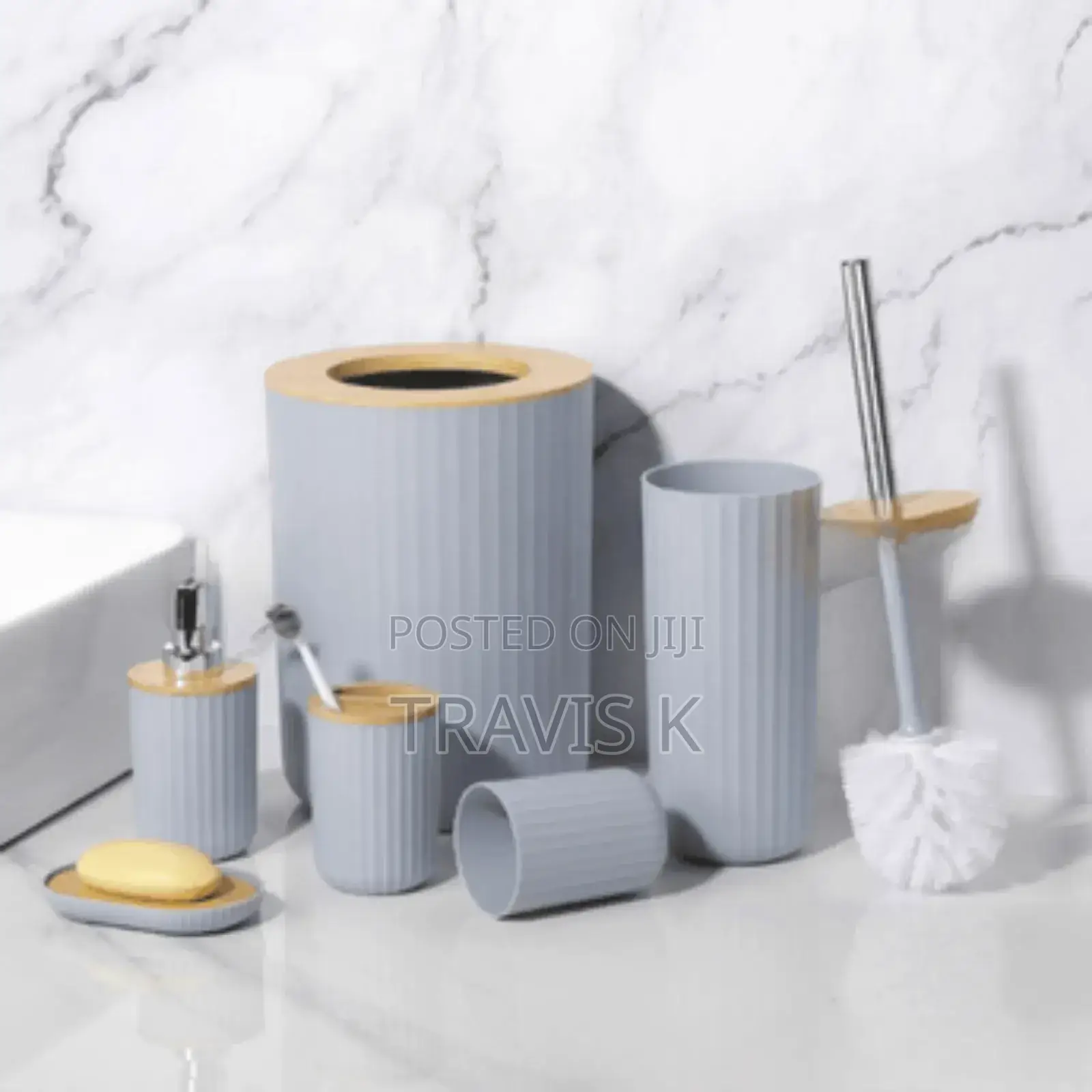 6 Pieces Bathroom Wash Set