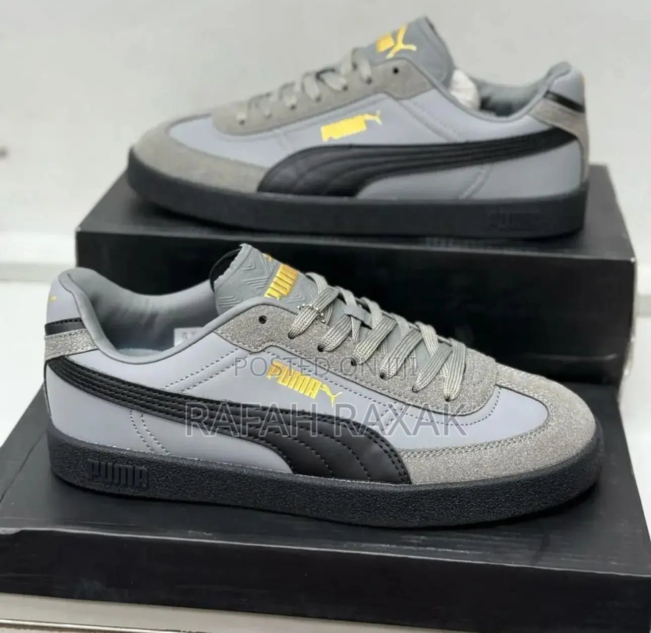 Men’S Classic Puma Club Ll Era Gray/Black Sneakers