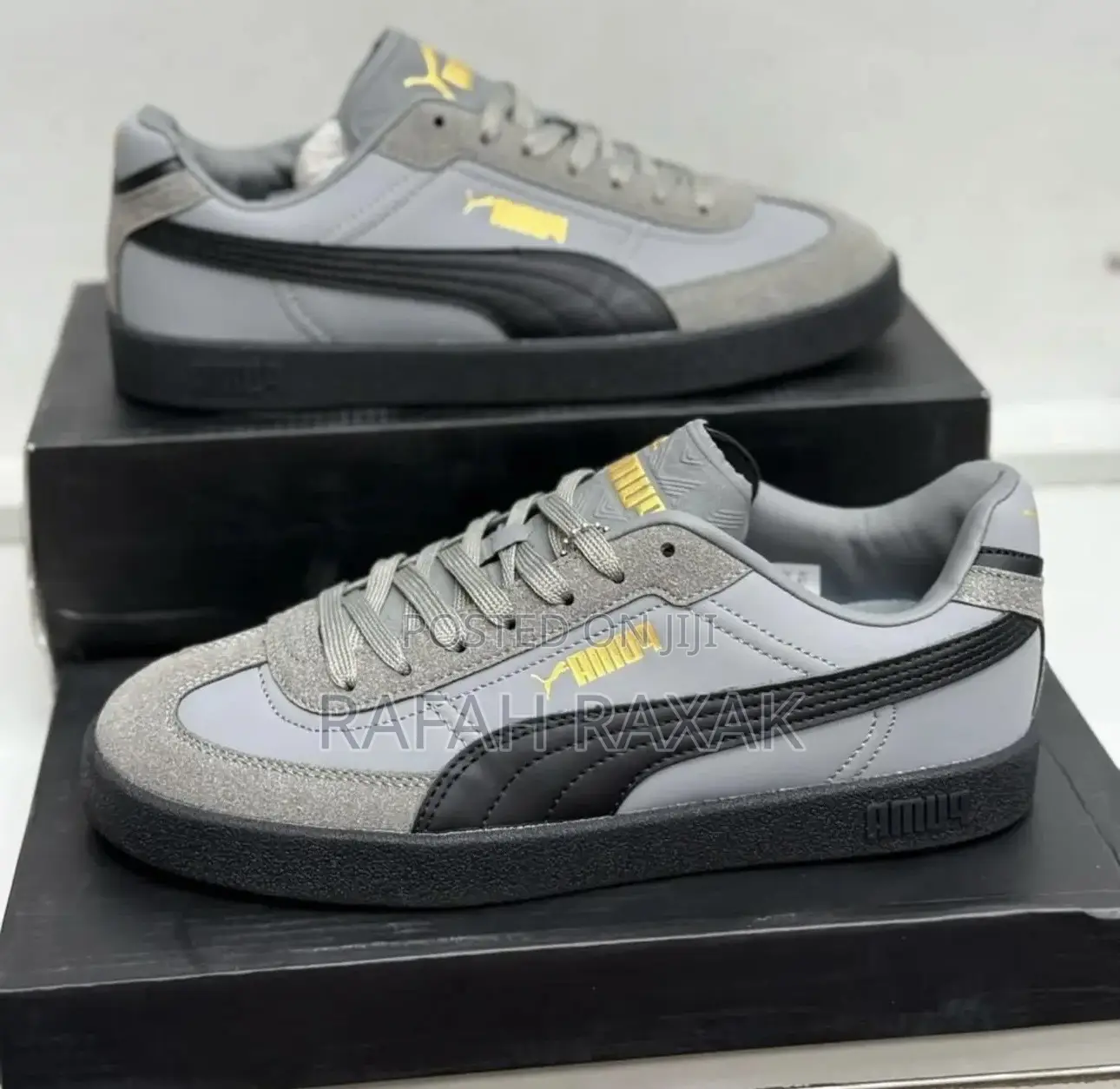 Men’S Classic Puma Club Ll Era Gray/Black Sneakers